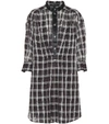 MARC JACOBS CHECKED COTTON SHIRT DRESS,P00329686