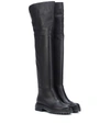 GIANVITO ROSSI Leather over-the-knee boots,P00315468