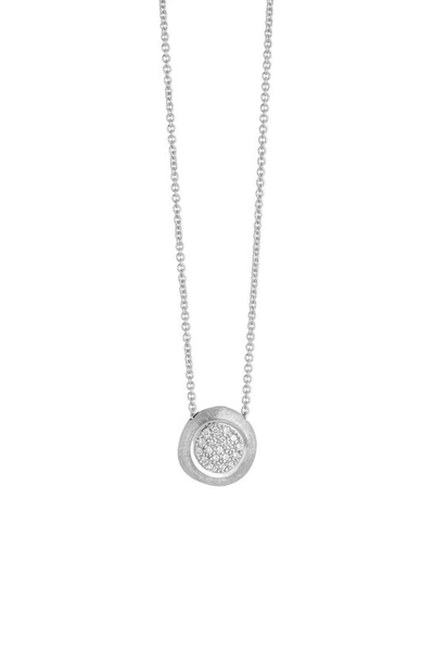 Marco Bicego 18k White Gold Jaipur Diamond Link Diamond Pendant Necklace, 16.5