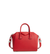 GIVENCHY 'SMALL ANTIGONA' LEATHER SATCHEL - RED,BB05117012