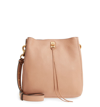 REBECCA MINKOFF DARREN DEERSKIN LEATHER SHOULDER BAG - BEIGE,HU18SDND28