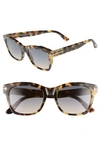 TOM FORD LAUREN 52MM SUNGLASSES,FT0614W5255B