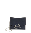 PROENZA SCHOULER SMALL GOATSKIN LEATHER CLUTCH - BLUE,H00556-G008P