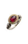 KONSTANTINO HERMIONE TWO-TONE SEMIPRECIOUS STONE RING,DMK2043-112-CAB