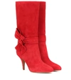 VALENTINO GARAVANI SUEDE BOOTS,P00329927