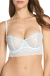 Passionata By Chantelle Blossom Underwire Bustier Bra In Peppermint