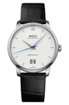 MIDO BARONCELLI III AUTOMATIC LEATHER STRAP WATCH, 40MM,M0274261601800
