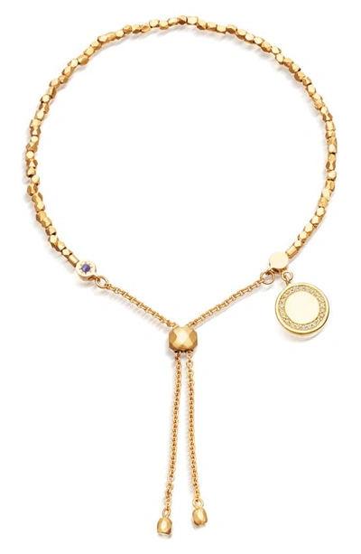 Astley Clarke Cosmos Kula Adjustable Bracelet In 18k Gold-plated Sterling Silver, 18k Rose Gold-plated Sterling Si
