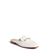 Sam Edelman Laurna Mule In Bright White Leather