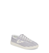 Tretorn Nylite 4 Plus Gingham Sneakers In Light Grey/ Vintage White
