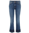 7 FOR ALL MANKIND CROPPED MID-RISE BOOTCUT JEANS,P00329003