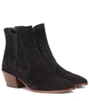 TOD'S SUEDE ANKLE BOOTS,P00340349