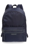 Longchamp Le Pliage Neo Nylon Backpack In Navy Blue