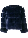 LISKA fur fitted jacket