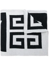 GIVENCHY logo knit scarf