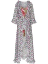 ALL THINGS MOCHI FLORAL PRINT MAXI WRAP DRESS