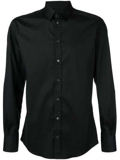 Dolce & Gabbana 经典正装衬衫 In Black