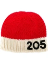 CALVIN KLEIN 205W39NYC logo羊毛套头帽