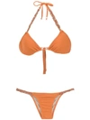 AMIR SLAMA embellished bikini set