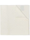 Gucci Gg Jacquard Scarf In White