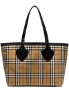 BURBERRY NUDE THE MEDIUM GIANT VINTAGE CHECK REVERSIBLE TOTE