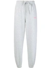 NATASHA ZINKO LOGO PRINT TRACK PANTS