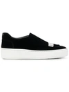 SERGIO ROSSI SERGIO ROSSI SLIP-ON SNEAKERS - BLACK