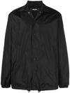 Dsquared2 Lightweight Logo Print Jacket In Black