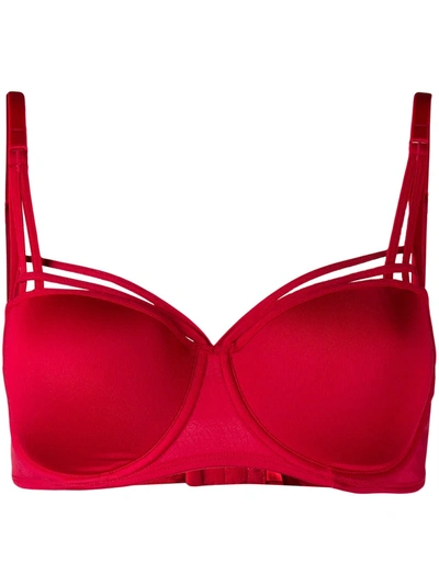 Marlies Dekkers 'dame De Paris' Red Balcony Bra In Red