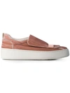 SERGIO ROSSI SERGIO ROSSI LOAFER SKATE SHOES - PINK