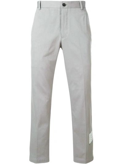 THOM BROWNE UNCONSTRUCTED COTTON TWILL CHINO TROUSER