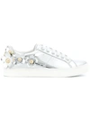 MARC JACOBS MARC JACOBS DAISY EMPIRE SNEAKERS - METALLIC