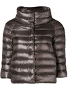 Herno Sofia Puffer Jacket In Grey