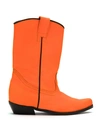 AMAPÔ AMAPÔ LEATHER BOOTS - ORANGE