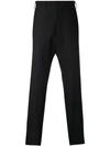 POAN PIQUÉ STRAIGHT-LEG TROUSERS