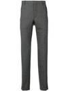 Prada Tailored Fitted Trousers In Grey