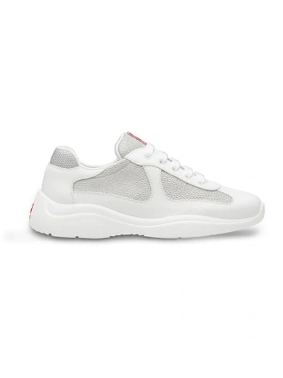 Prada America's Cup Low-top Sneakers In Multicoloured