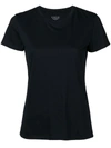 Vince Round-neck Short-sleeved T-shirt In Black