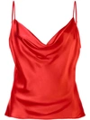 FLEUR DU MAL COWL-NECK CAMI TOP