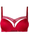 Marlies Dekkers Sale Dame De Paris Padded Push Up Bra In Red In Red