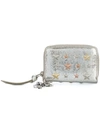 JIMMY CHOO JIMMY CHOO CADET KEYRING WALLET - METALLIC