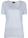 THEORY ROUND-NECK DROP-SHOULDER T-SHIRT