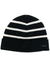 AMI ALEXANDRE MATTIUSSI BRETON STRIPES BEANIE