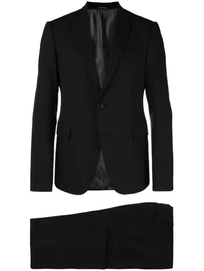 Emporio Armani Two Piece Suit In Black