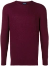 DRUMOHR CREW NECK BRUSHED SWEATER