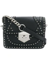 ALEXANDER MCQUEEN FOLDOVER STUDDED SHOULDER BAG