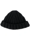 DSQUARED2 DSQUARED2 CHUNKY KNIT BEANIE - BLACK