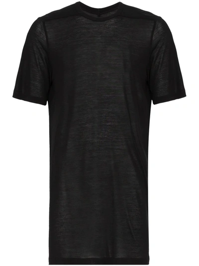 Rick Owens Jersey T-shirt In Black