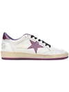 GOLDEN GOOSE BALL STAR DISTRESSED SNEAKERS