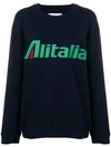 ALBERTA FERRETTI Alitalia贴花全棉套头衫